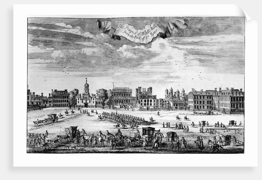 View of Whitehall from St James's Park by Anonymous