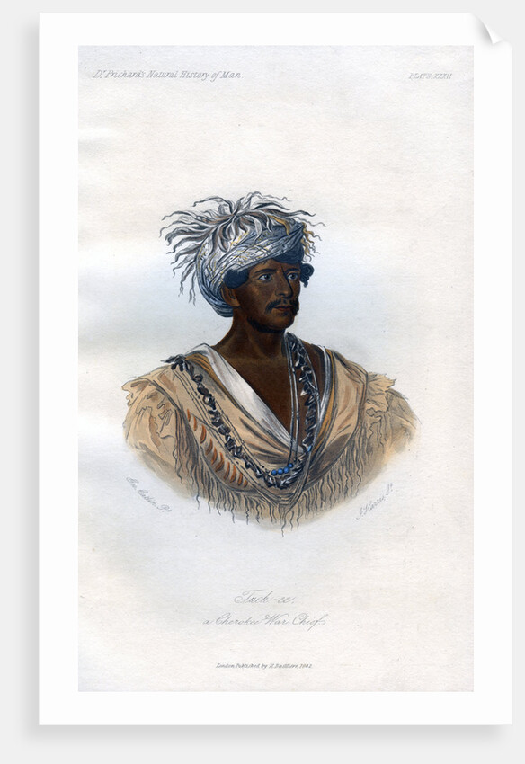 Tuch-ee, A Cherokee War Chief by Harris