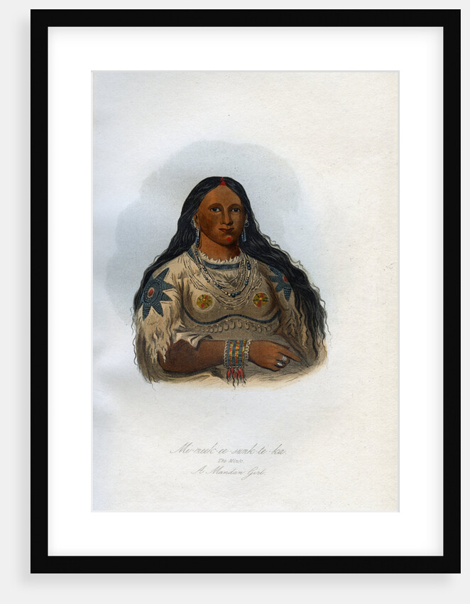 Mi-neek-ee-sank-te-ka, The Mink, A Mandan Girl by Anonymous