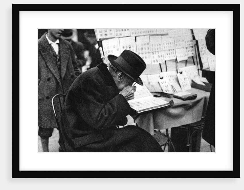 An old purchaser of stamps, Paris by Ernest Flammarion