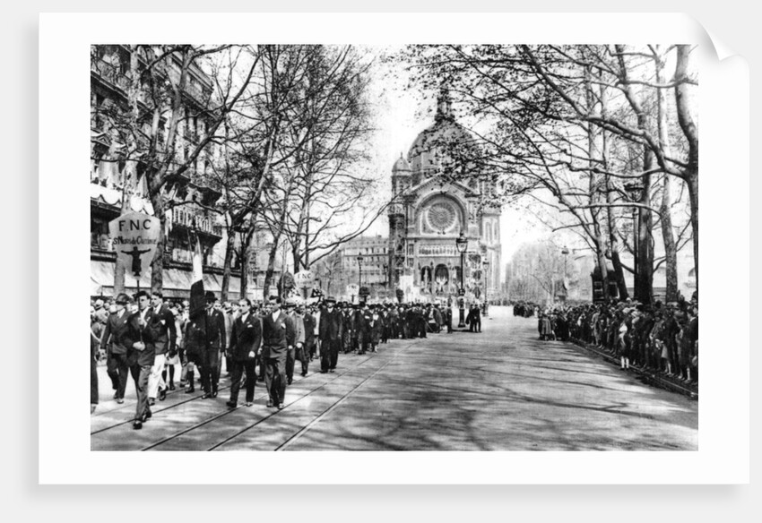 Commemorating Joan of Arc at the Church of St Augustin, Paris by Ernest Flammarion