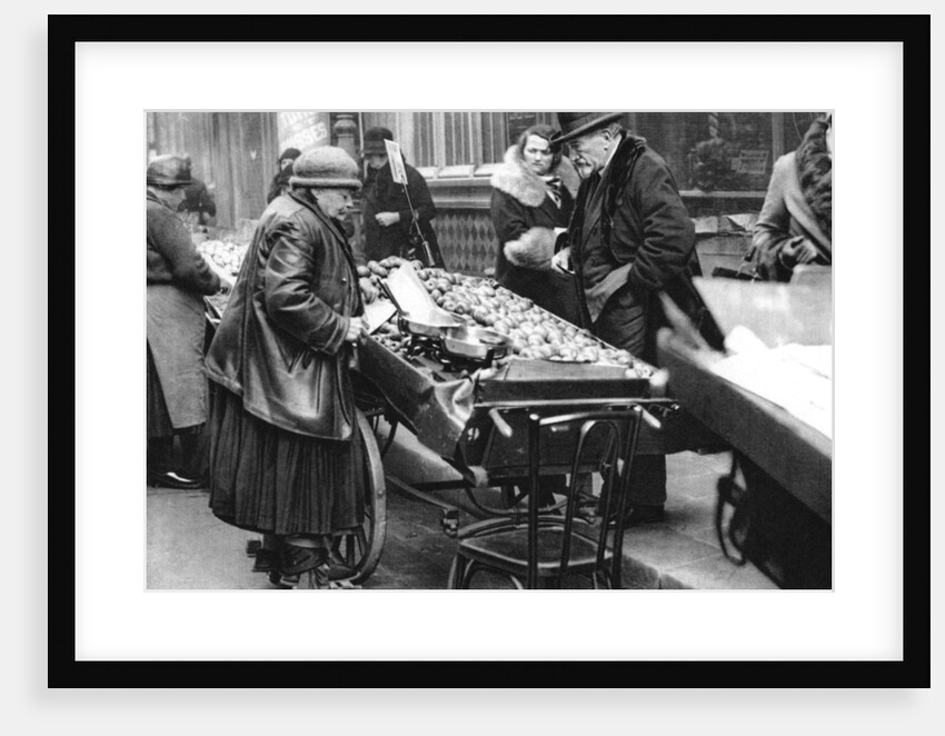 A typical fruit seller, Paris by Ernest Flammarion