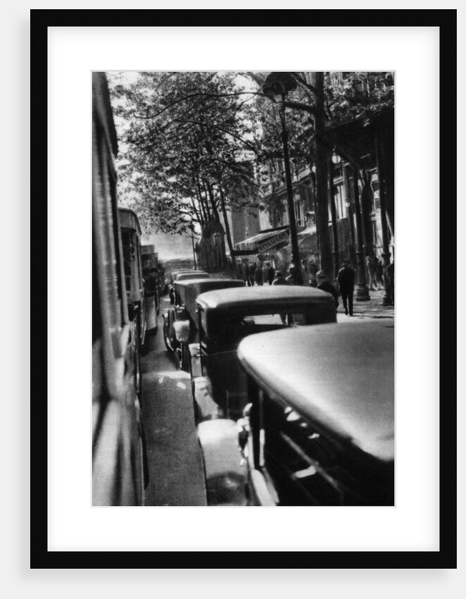 Traffic on the Grands Boulevards, Paris by Ernest Flammarion