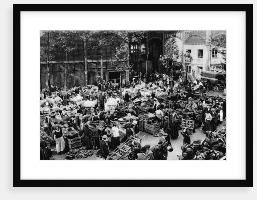 Outside the Central Market, Paris by Ernest Flammarion