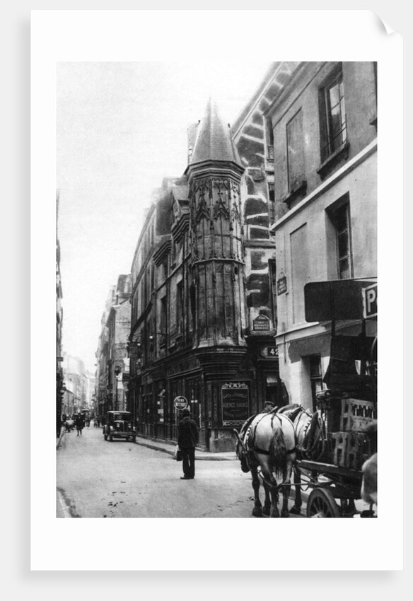Rue Vieille du Temple, Hotel Barbette, Paris by Ernest Flammarion