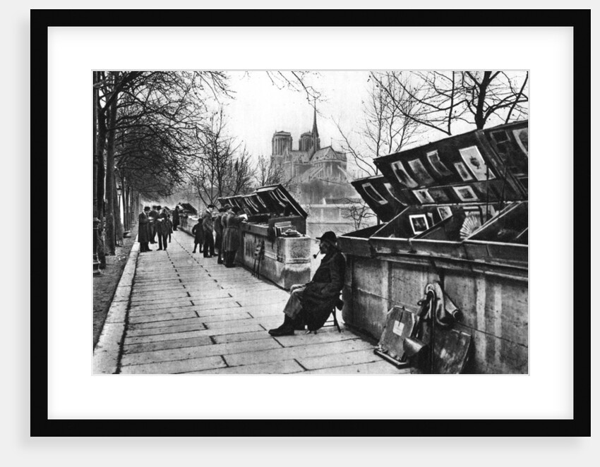 Book stalls along the quays, Paris by Ernest Flammarion