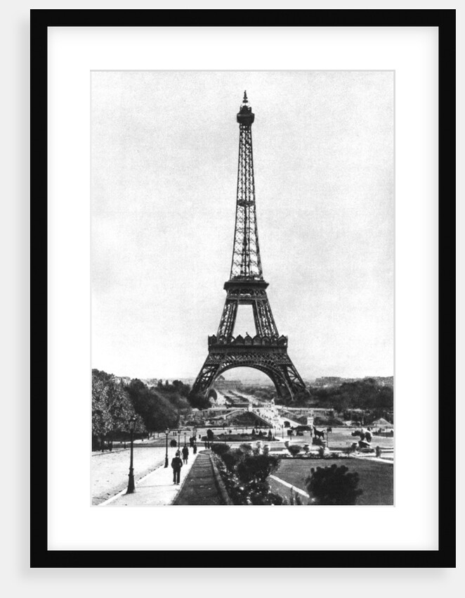 The Eiffel Tower from Trocadero, Paris by Ernest Flammarion