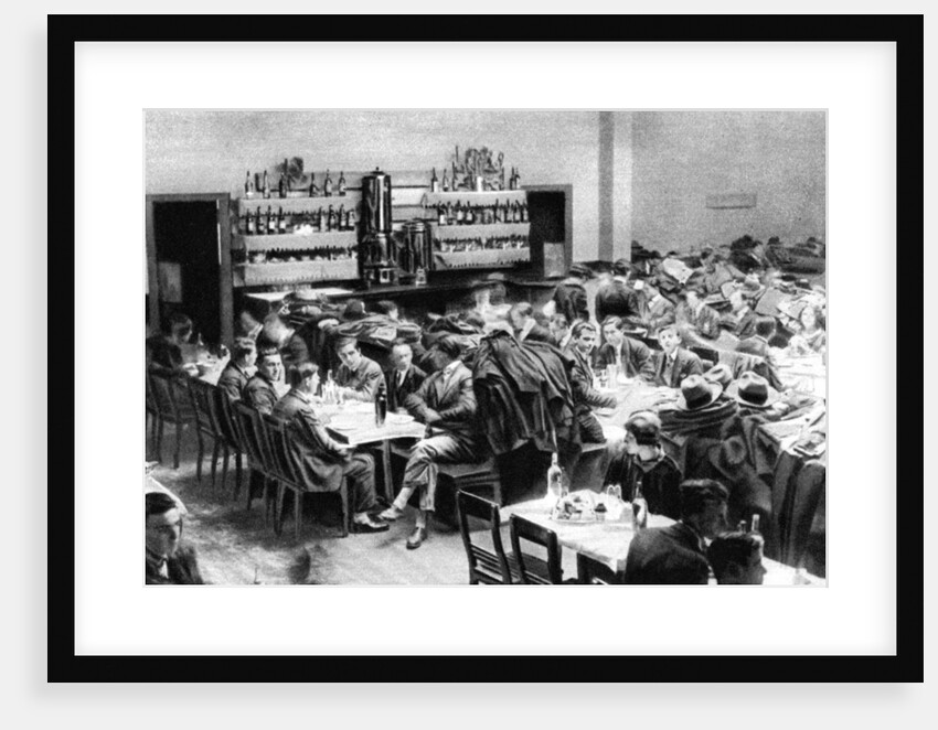 Restaurant for students, Paris by Ernest Flammarion