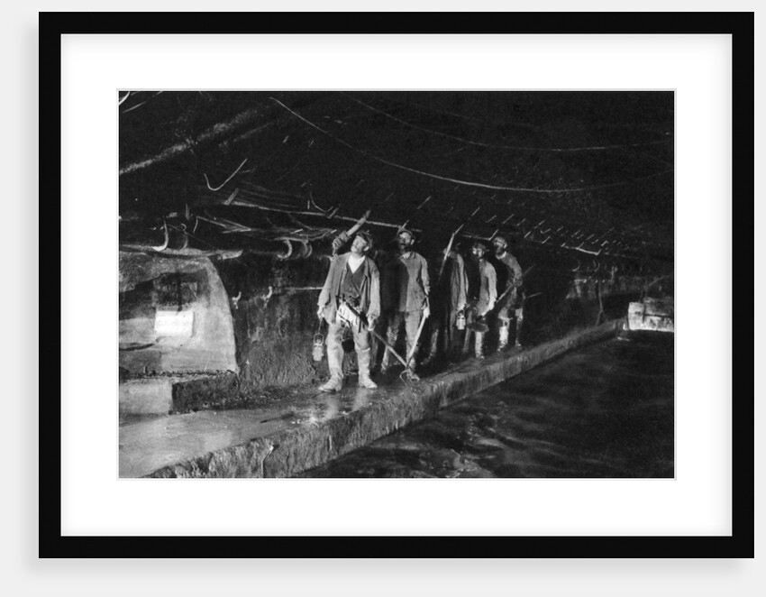 Sewer cleaners in the Main Sewer, Paris by Ernest Flammarion