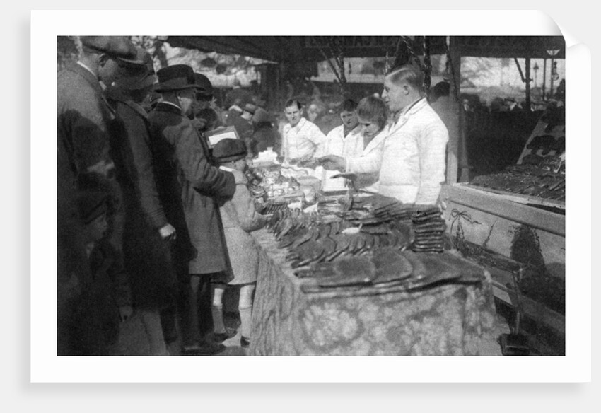 Gingerbread seller, Paris by Ernest Flammarion