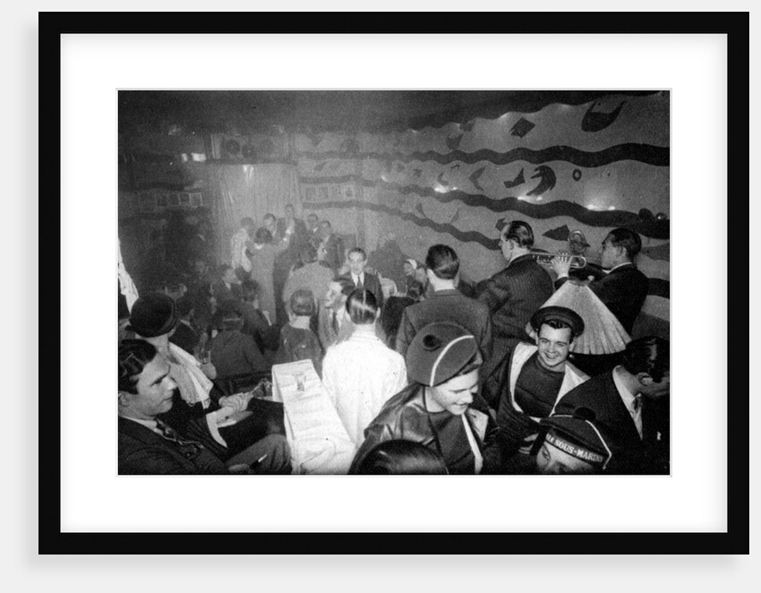 A tavern at Montparnasse, Paris by Ernest Flammarion