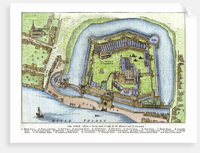 The Tower, London by Anonymous