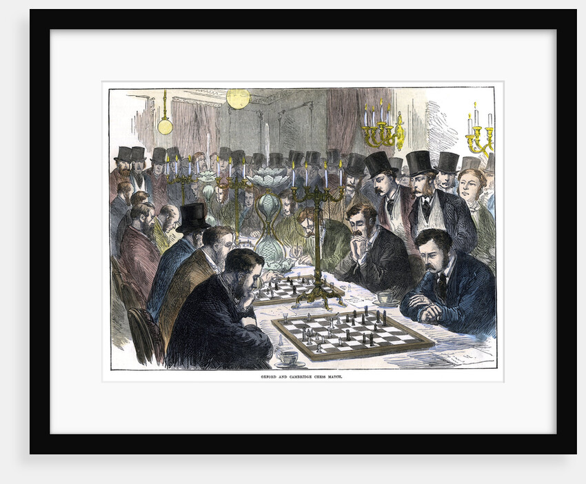 Oxford and Cambridge Chess Match' by Anonymous