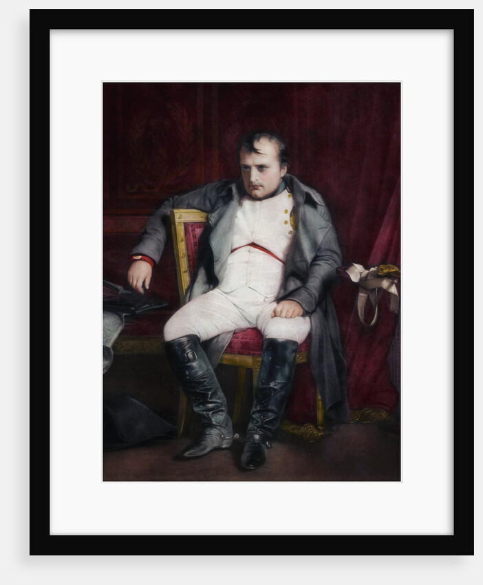 Napoleon at Fontainebleau During the First Abdication - 31 March 1814 by Paul Delaroche