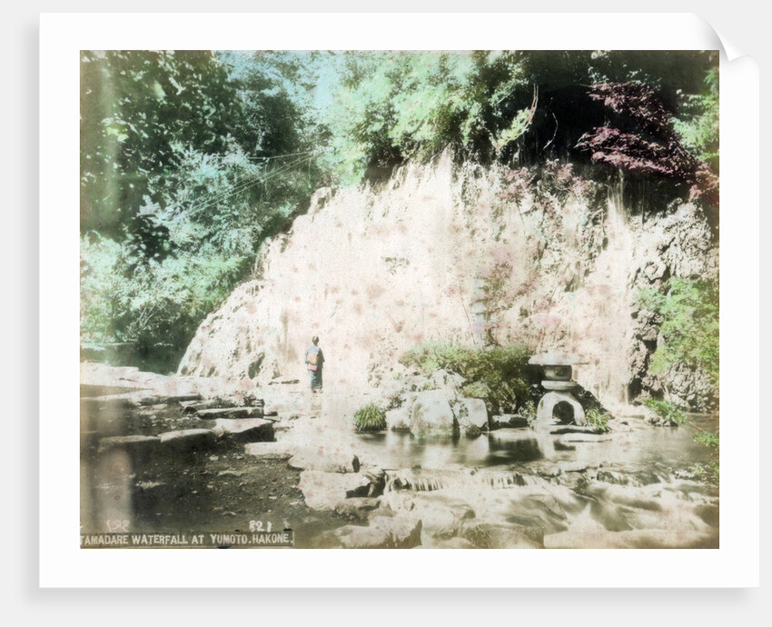 The Tamadare Falls, Yumoto, Hakone, Japan by Anonymous