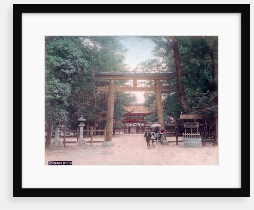 Torii, shrine gate, Nishigamo, Kyoto, Japan by Anonymous