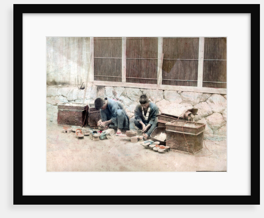 Clog makers, Japan by Anonymous
