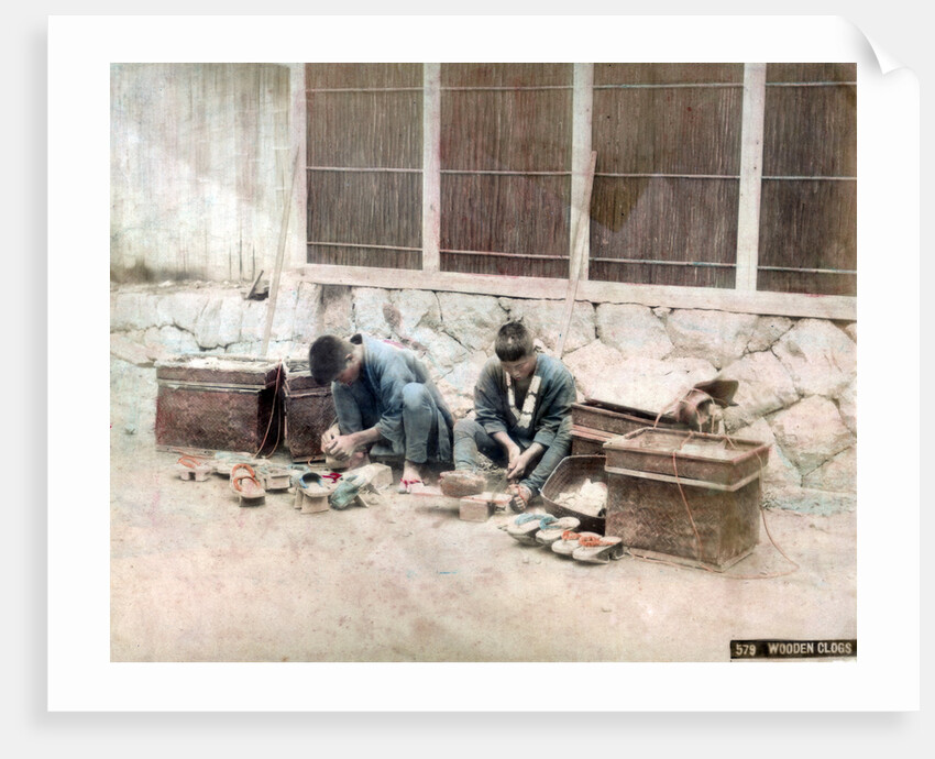 Clog makers, Japan by Anonymous