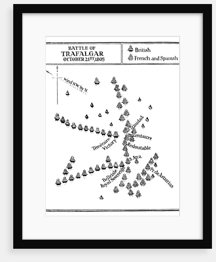 Battle of Trafalgar by Anonymous