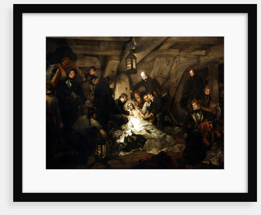 The death of Admiral Lord Nelson by Arthur William Devis