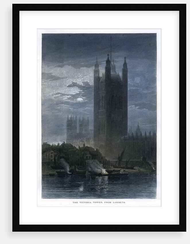 The Victoria Tower, from Lambeth by Anonymous
