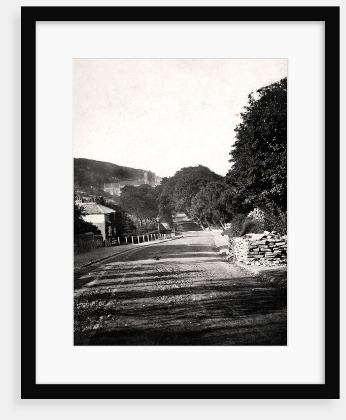 Street through a valley in Hastings, Sussex by Anonymous