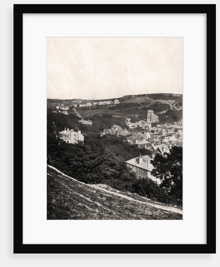 View of Hastings from East Hill, Sussex by Anonymous