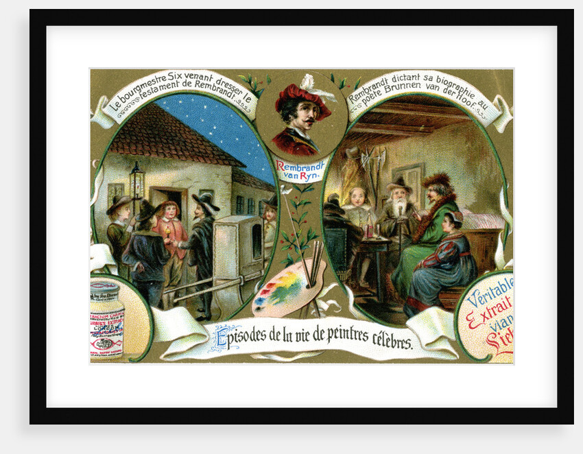 Episodes of the Life of Famous Painters: Rembrandt by Anonymous