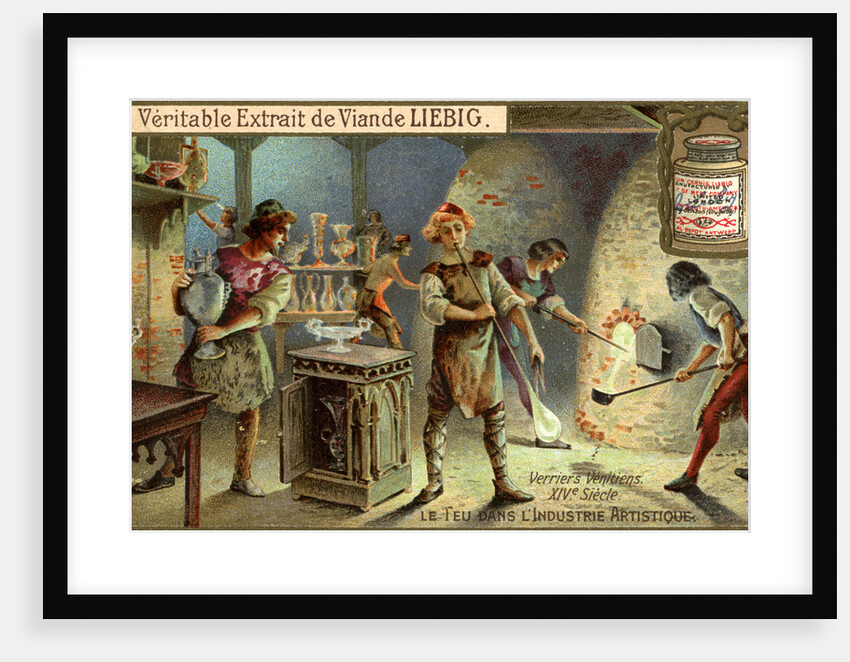 Glassmakers in the 14th century by Anonymous