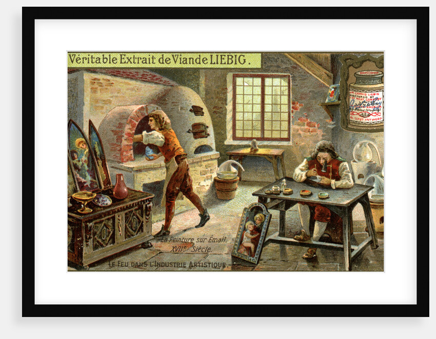 Painting with enamels in the 17th century by Anonymous