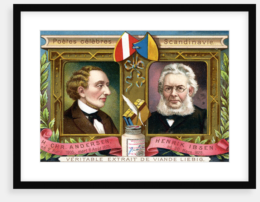 Hans Christian Anderson and Henrik Ibsen by Anonymous