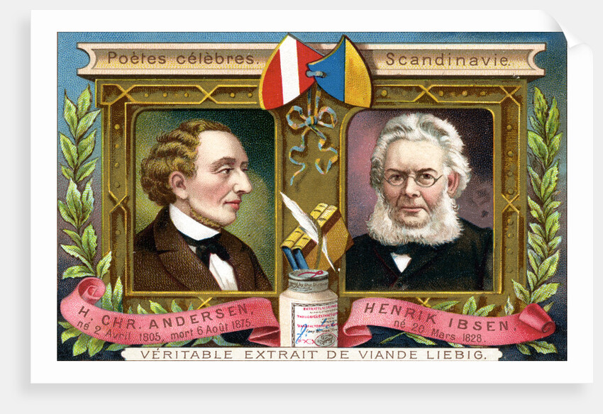 Hans Christian Anderson and Henrik Ibsen by Anonymous