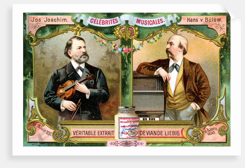 Joseph Joachim and Hans von Bulow by Anonymous