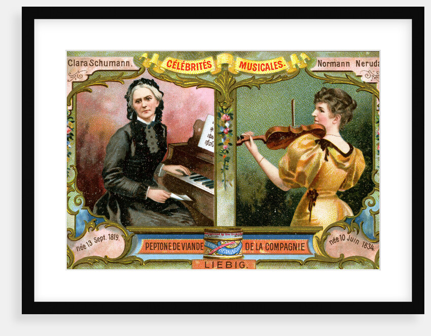 Clara Schumann and Wilma Norman-Neruda by Anonymous