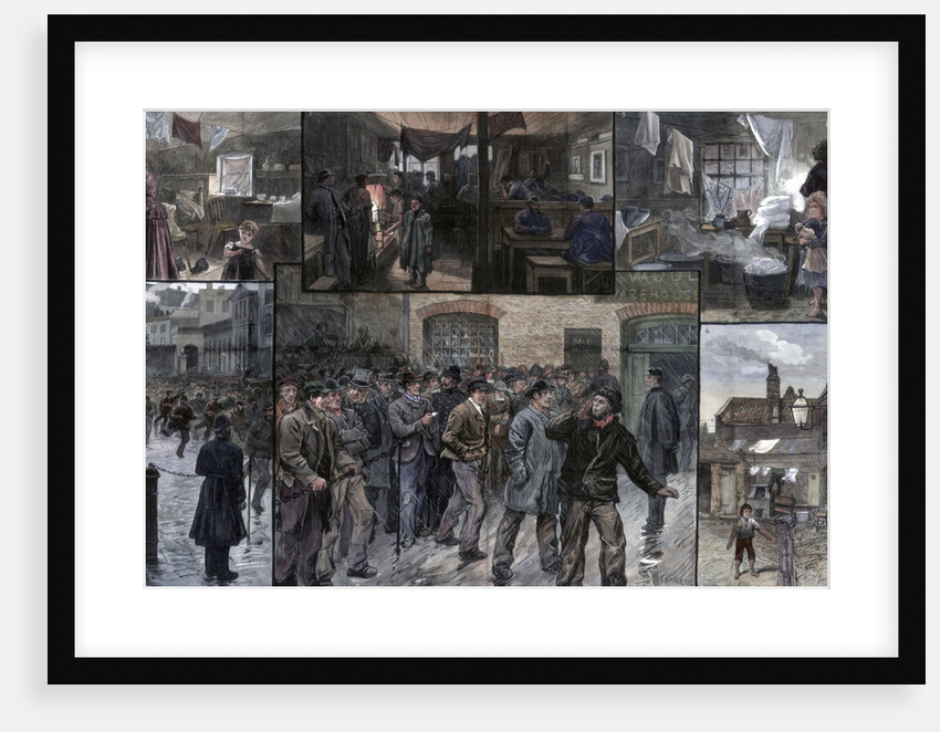 Distress in the East End of London by Charles Joseph Staniland