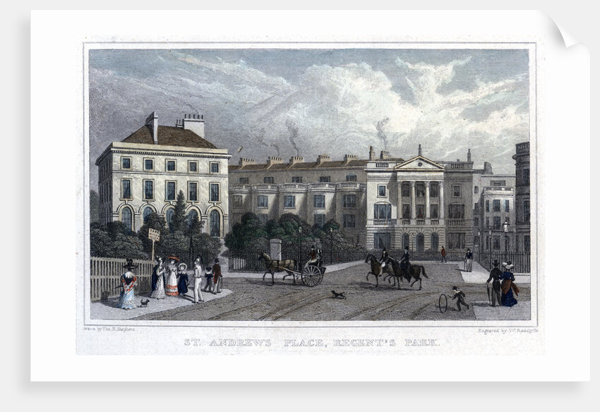 St Andrews Place, Regent's Park, London by William Radclyffe