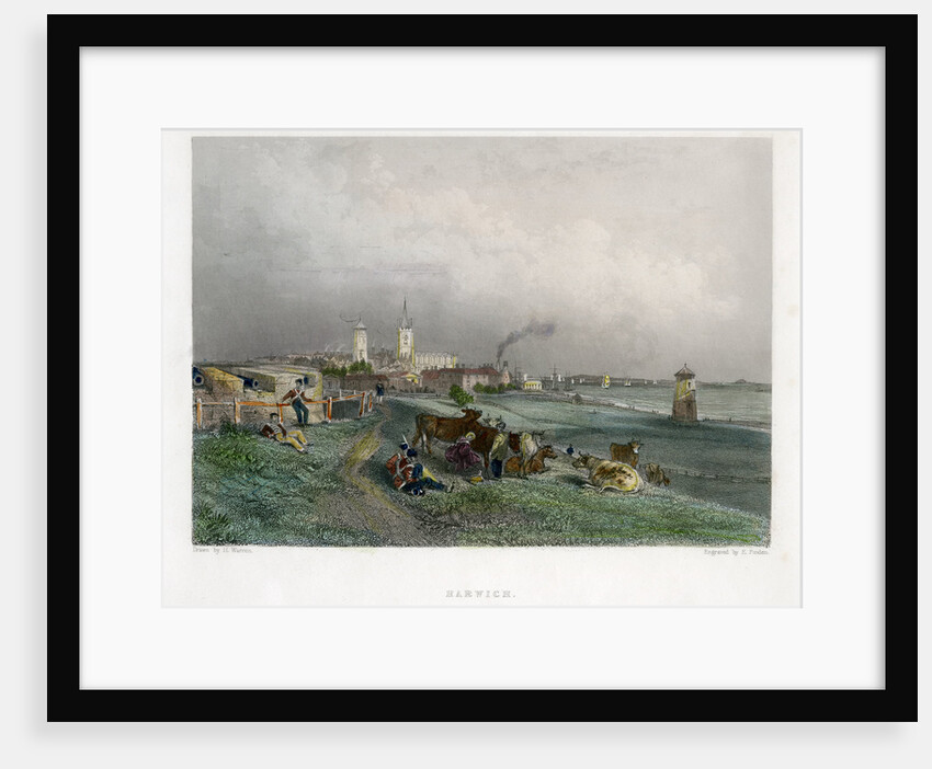 Harwich, Essex by E Finden