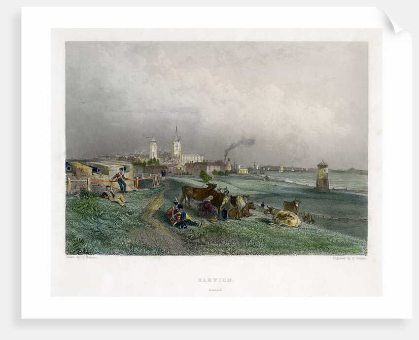 Harwich, Essex by E Finden