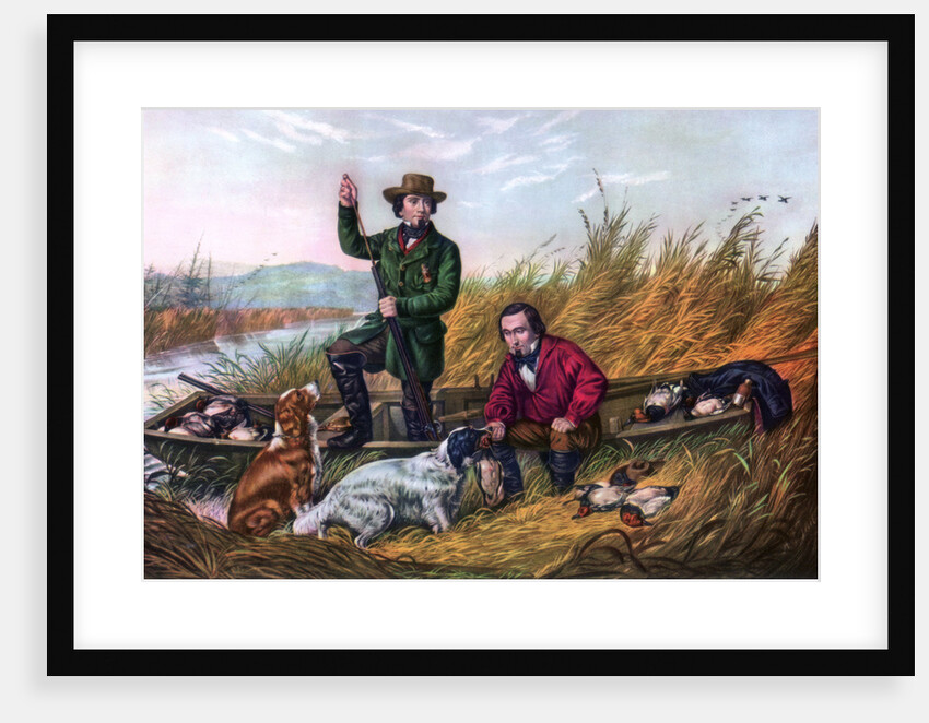 Wild Duck Shooting by Currier and Ives