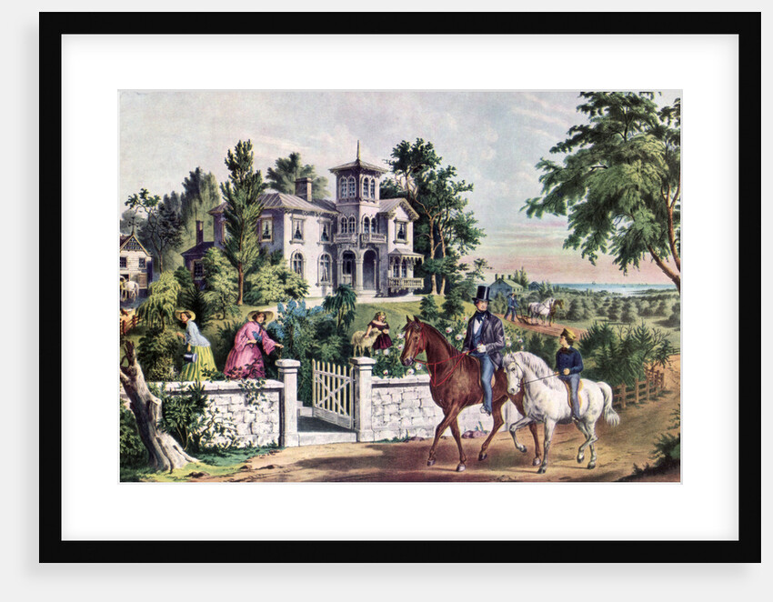 American Country Life, May Morning by Currier and Ives