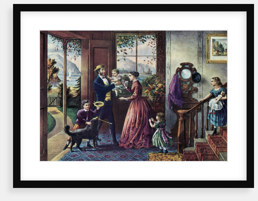 The Season of Strength, Middle Age by Currier and Ives