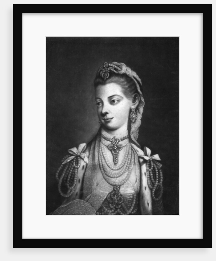Charlotte, Queen Consort of King George III of Great Britain by Thomas Frye