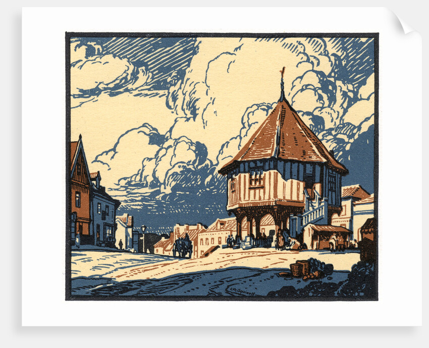 The Market Cross, Wymondham, Norfolk by Leonard Russell Squirrell