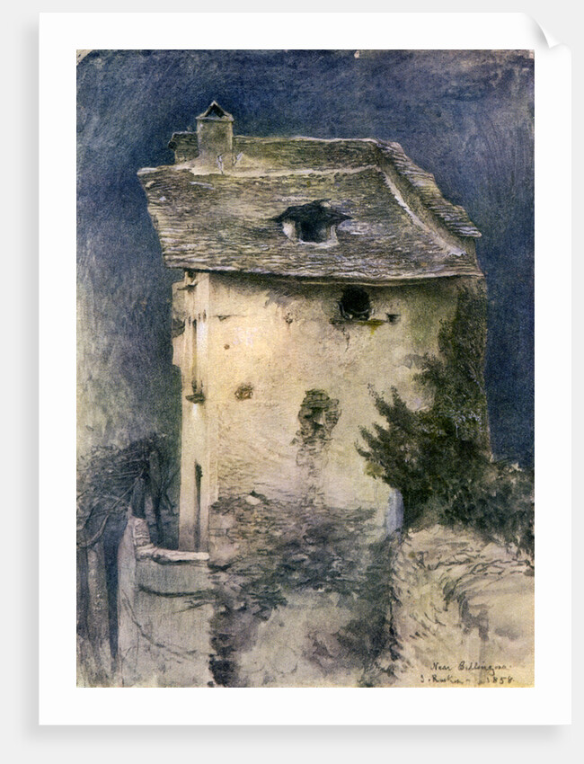 A dilapidated cottage by John Ruskin