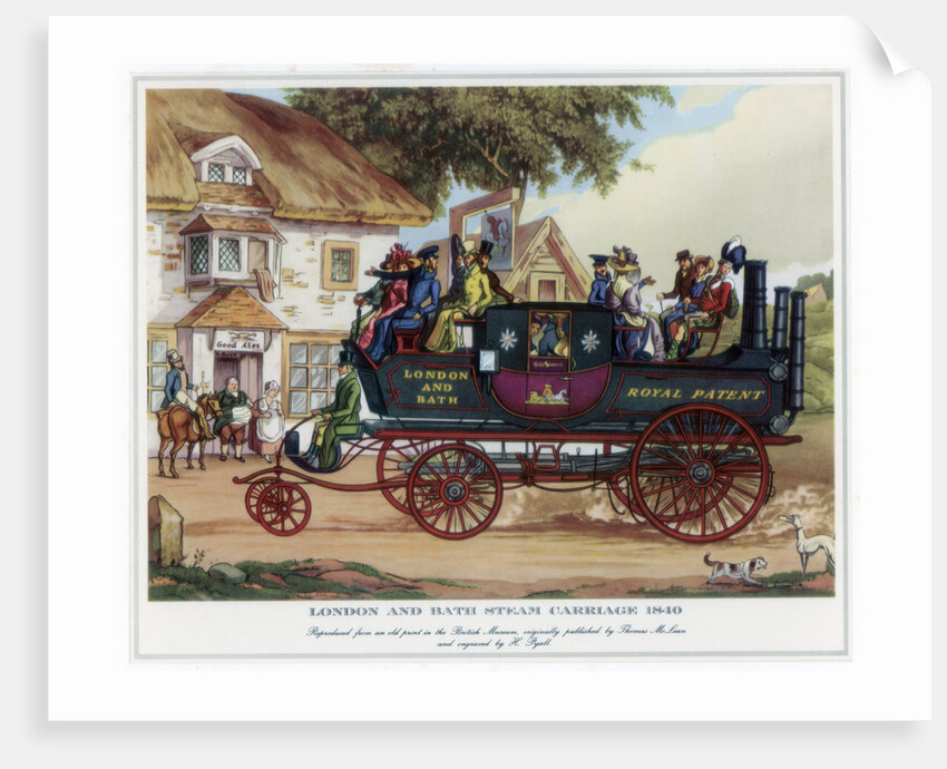 London and Bath Steam Carriage by Henry Pyall