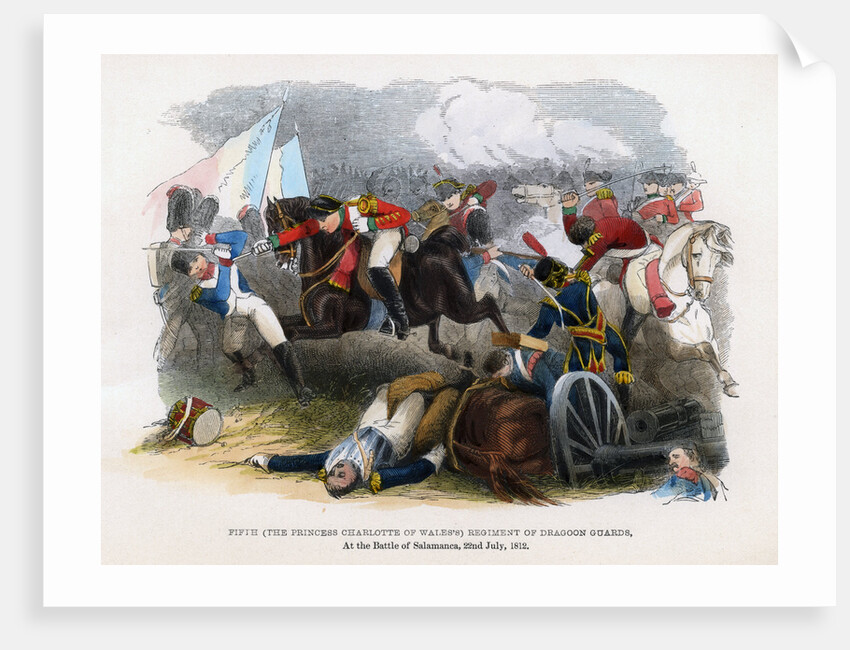 5th Regiment of Dragoon Guards, The Battle of Salamanca by Anonymous
