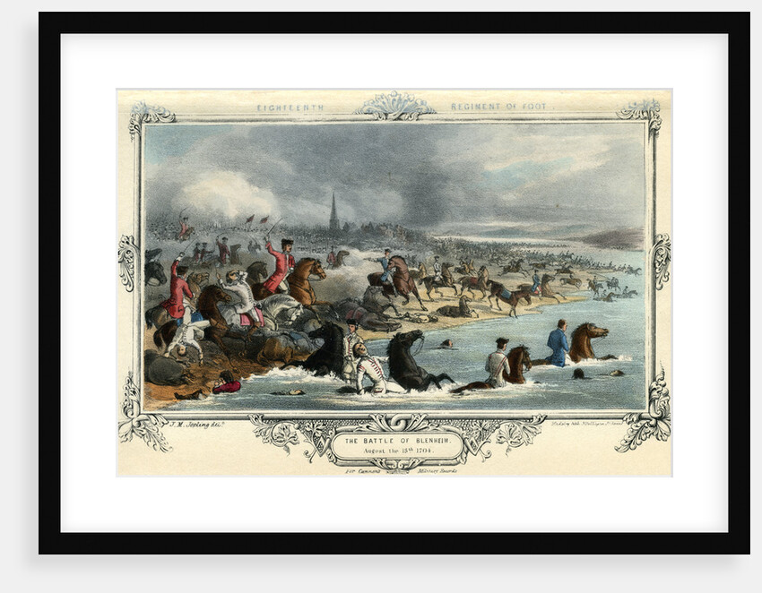 Eighteenth Regiment of Foot, The Battle of Blenheim by Madeley