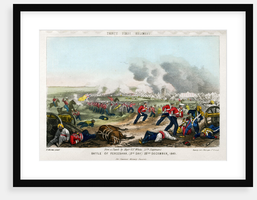 Thirty First Regiment, Battle of Ferozeshah, 2nd Day by Madeley