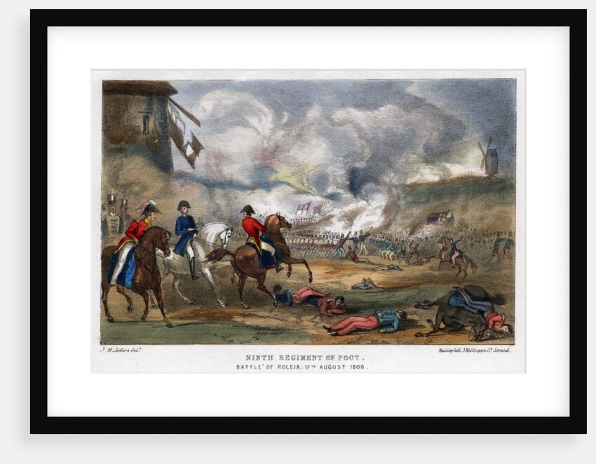Ninth Regiment of Foot, Battle of Roleia, Portugal by Madeley
