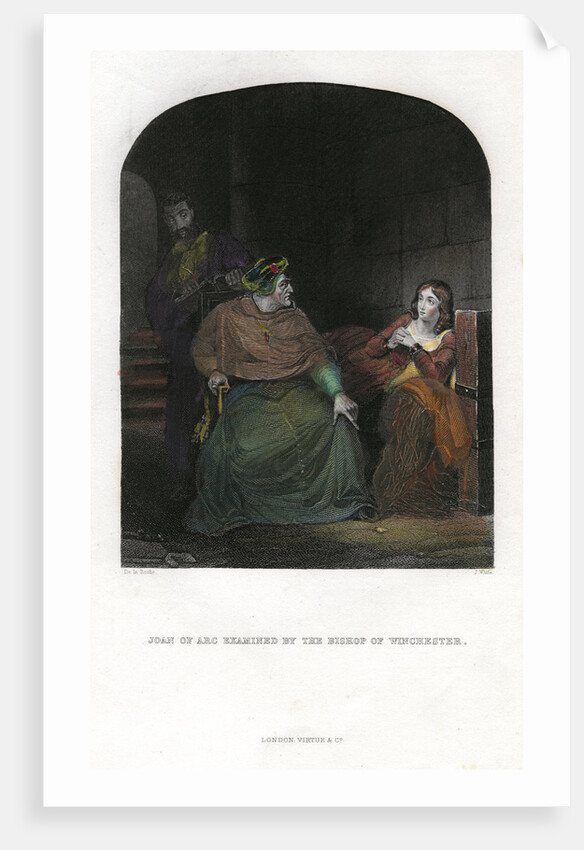Joan of Arc examined by the Bishop of Winchester by Anonymous